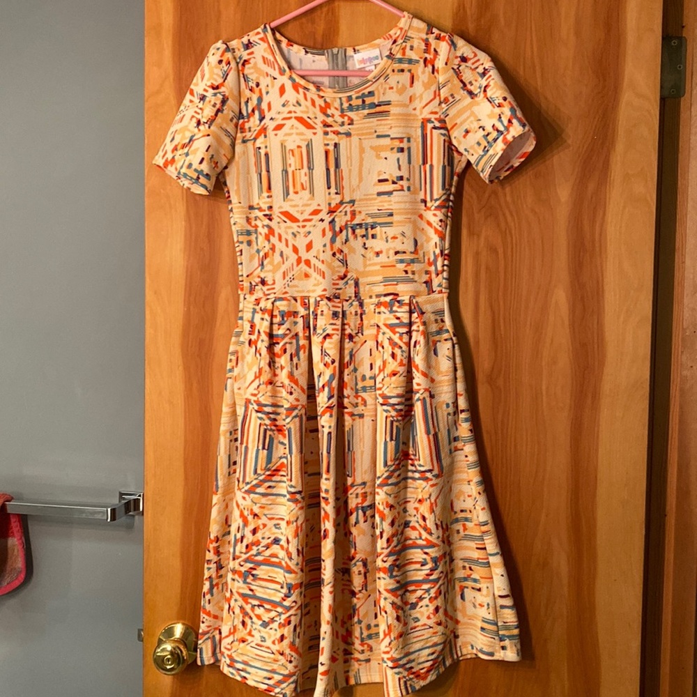 Lularoe dress, shirt sleeve dress, casual dress